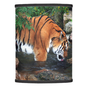 Falln Drinking Tiger Lamp Shade