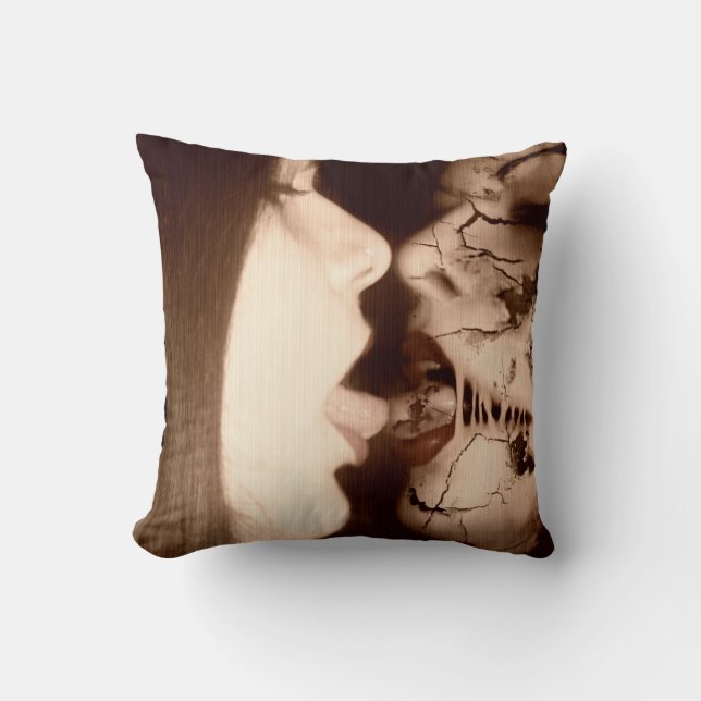 Falln Embrace Throw Pillow (Front)