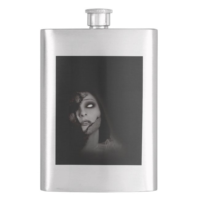 Falln Even Angels Fall Hip Flask (Front)