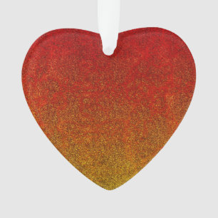 Falln Flame Glitter Gradient Ornament