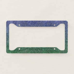 Falln Forest Nightfall Glit Gradient License Plate Frame