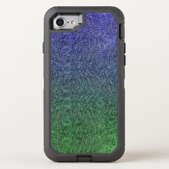 Falln Forest Nightfall Glitter Gradient Otterbox iPhone Case (Back)
