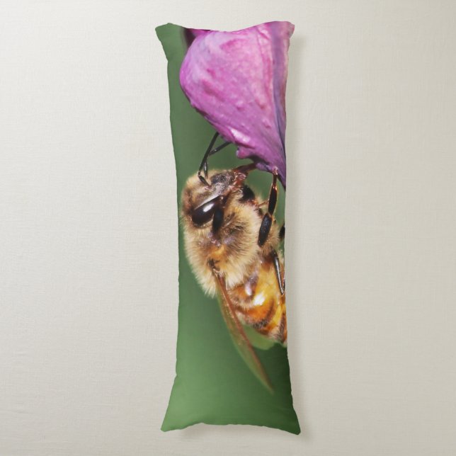 Falln Fuzzy Little Bee Body Pillow (Front Vertical)
