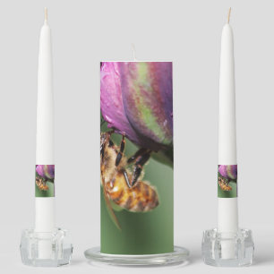 Falln Fuzzy Little Bee Unity Candle Set