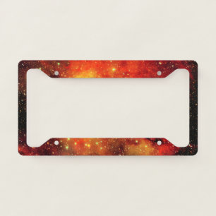 Falln Galaxy on Fire License Plate Frame