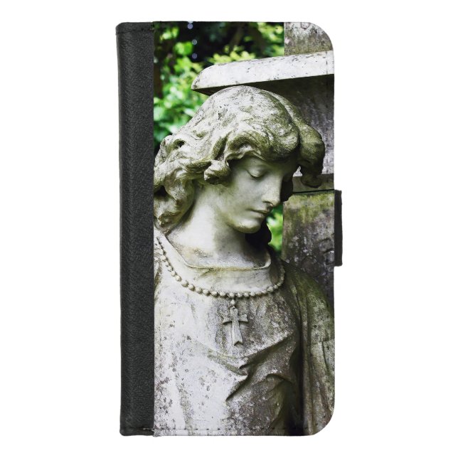 Falln Garden Angel iPhone Wallet Case (Front)