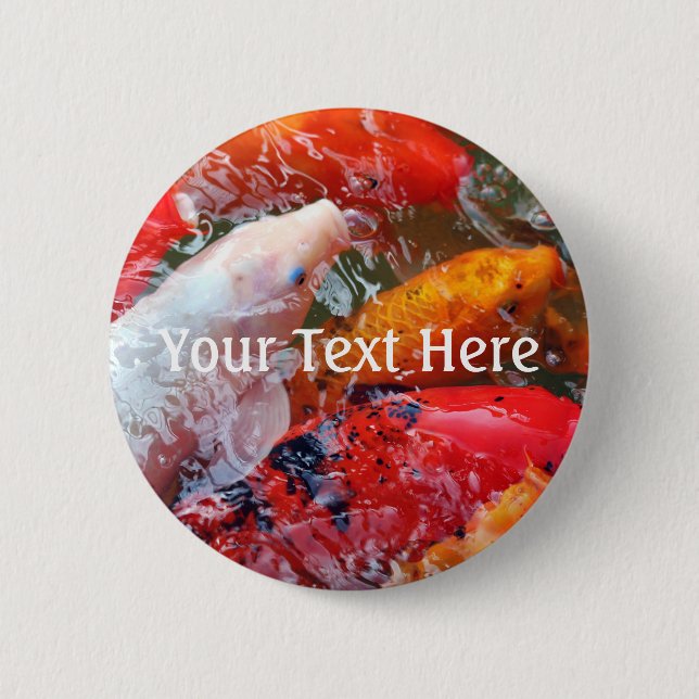 Falln Gathering Koi Button (Front)