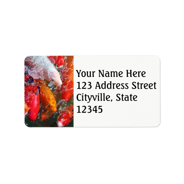Falln Gathering Koi Label (Front)