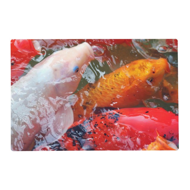 Falln Gathering Koi Placemat (Front)