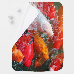 Falln Gathering Koi Stroller Blanket