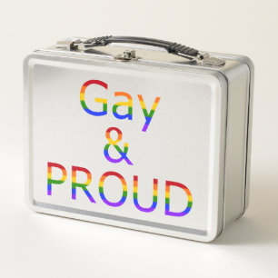 Falln Gay And Proud Metal Lunch Box