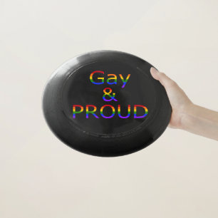 Falln Gay and Proud Wham-O Frisbee