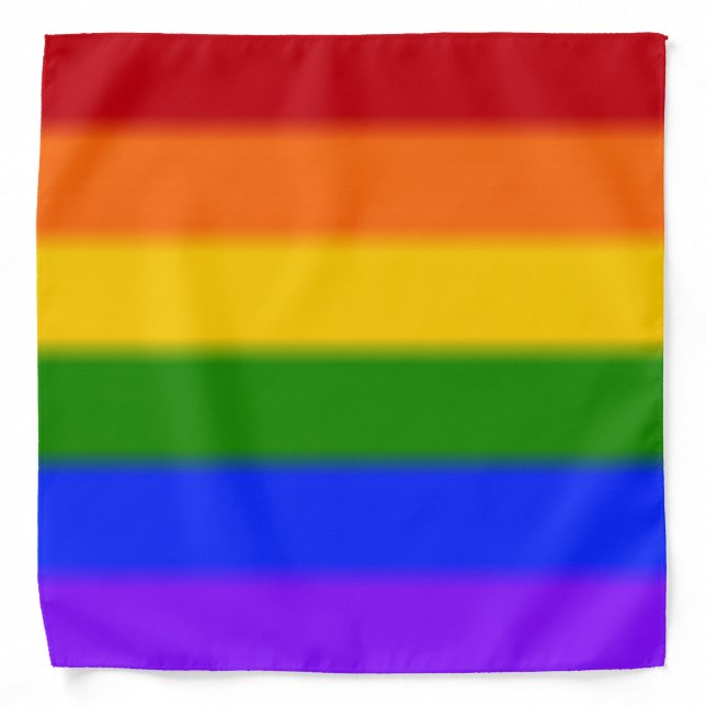 Falln Gay Pride Flag Bandana (Front)