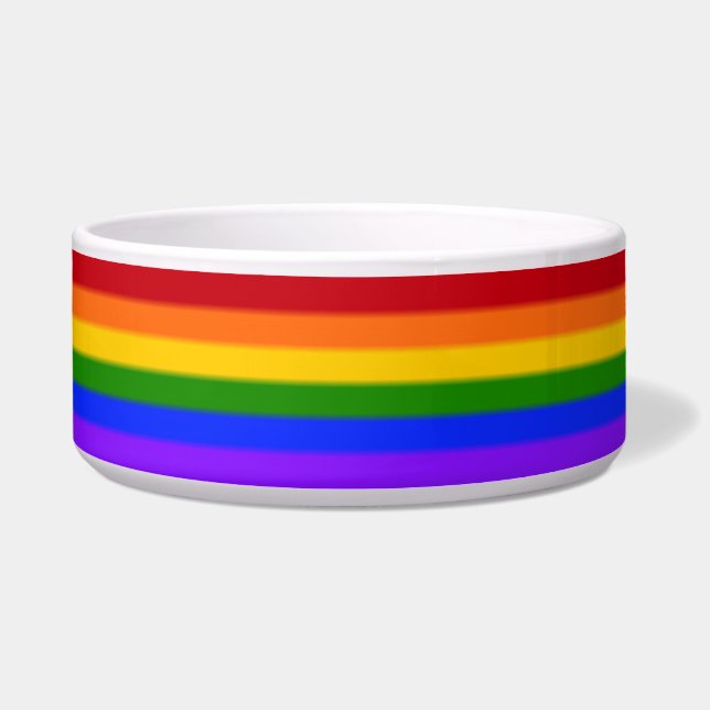 Falln Gay Pride Flag Bowl (Front)