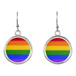 Falln Gay Pride Flag Earrings