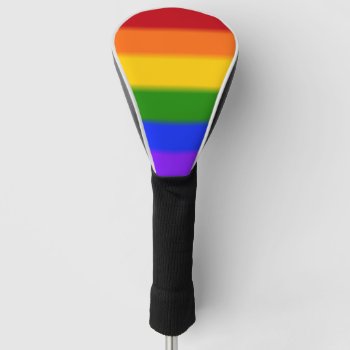 Falln Gay Pride Flag Golf Head Cover by FallnAngelCreations at Zazzle