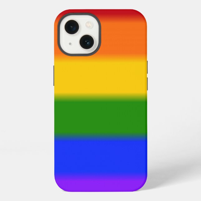 Falln Gay Pride Flag Iphone Case (Back)