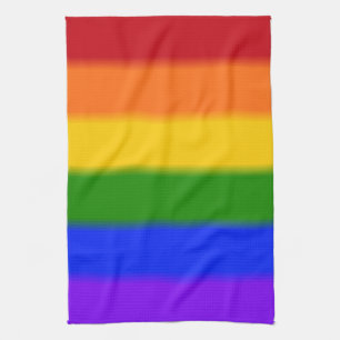 Falln Gay Pride Flag Kitchen Towel