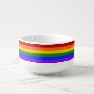 Falln Gay Pride Flag Soup Mug