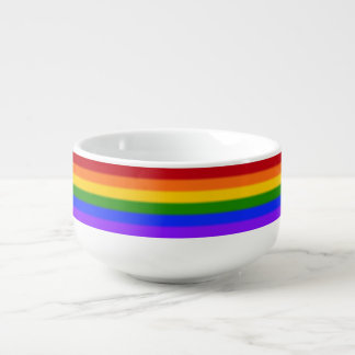 Falln Gay Pride Flag Soup Mug