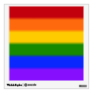 Falln Gay Pride Flag Wall Decal
