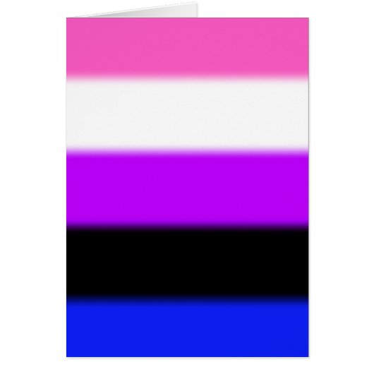 Falln Genderfluid Pride Flag Cards (Front)