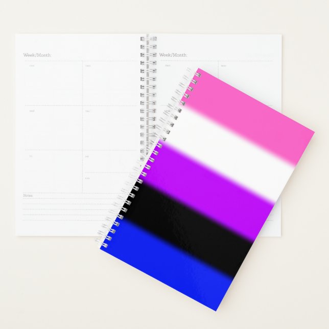 Falln Genderfluid Pride Flag Planner (Display)