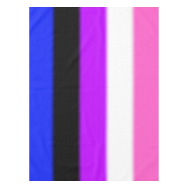 Falln Genderfluid Pride Flag Tablecloth (Front)