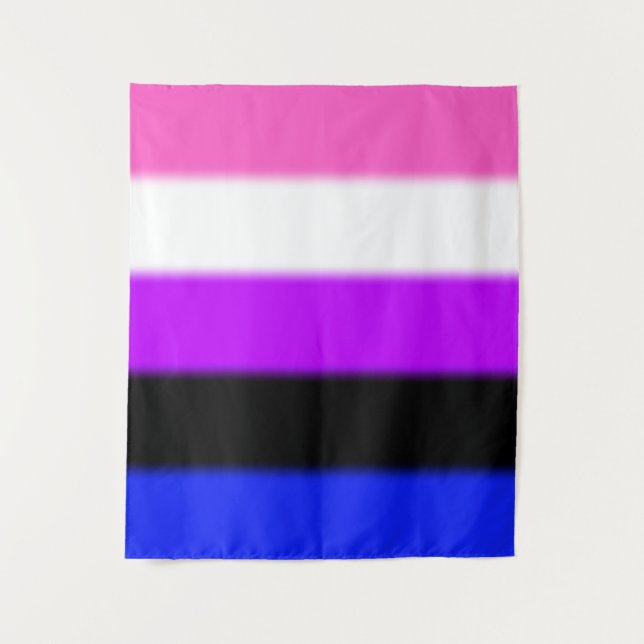 Falln Genderfluid Pride Flag Tapestry (Front)