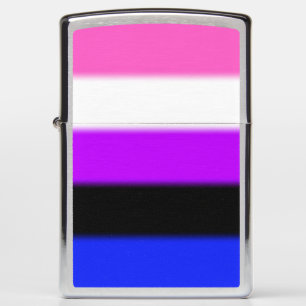 Falln Genderfluid Pride Zippo Lighter