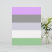 Falln Genderqueer Pride Flag (Standing Front)