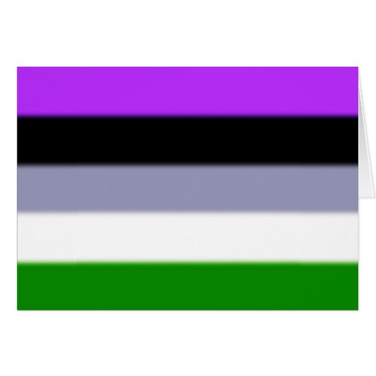 Falln Genderqueer Pride Flag Cards (Front Horizontal)