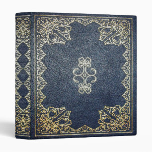 Falln Gilded Gold and Blue Book Binder