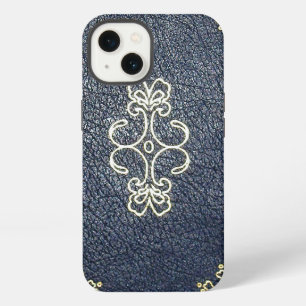 Falln Gilded Gold and Blue Book iPhone 13 Case