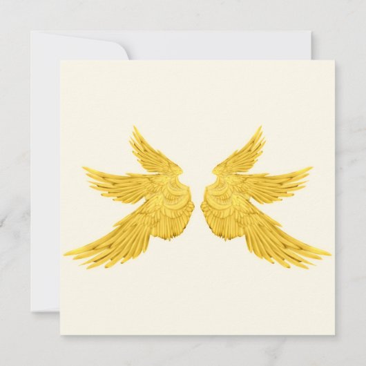 Falln Gold Archangel Wings (Back)