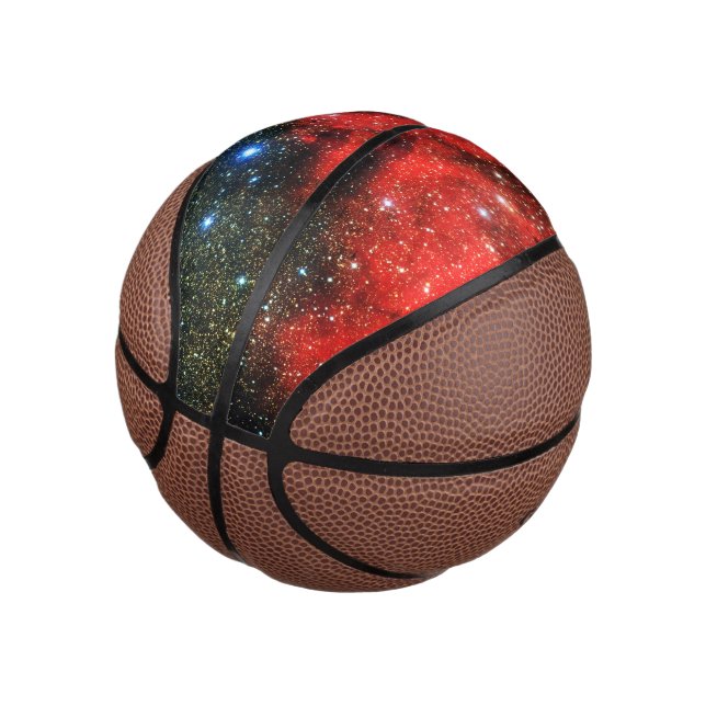 Falln Gold Dusted Galaxy Mini Basketball (Angled)