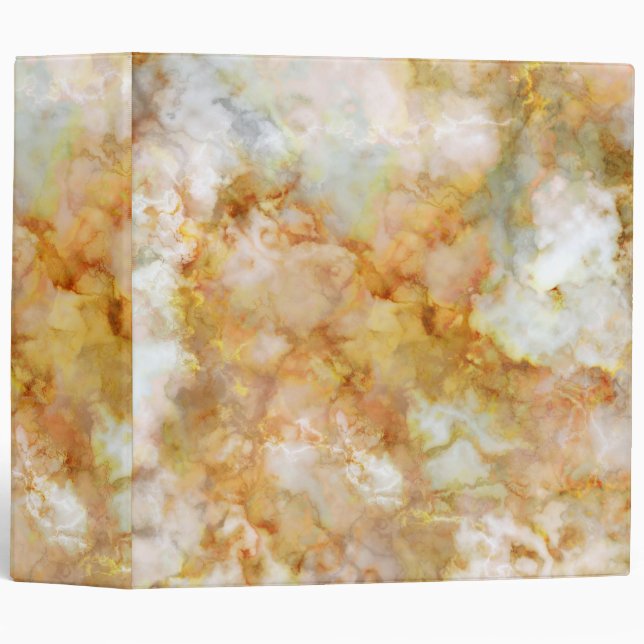 Falln Gold Rippled Marble Binder (Front/Spine)