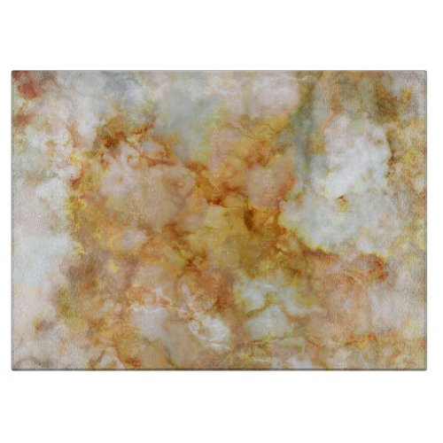 Falln Gold Rippled Marble Cutting Board