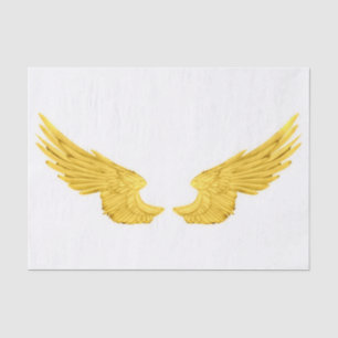 Falln Golden Angel Wings Tissue Paper
