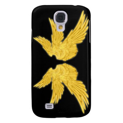 Falln Golden Archangel Wings Samsung Galaxy S4 Cover