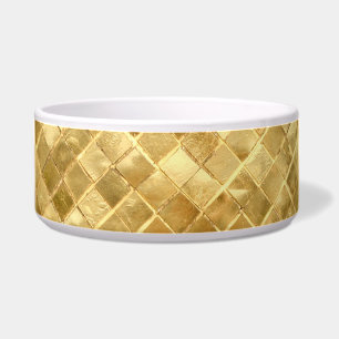 Falln Golden Checkerboard Bowl