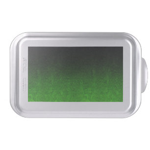 Falln Green & Black Glitter Gradient Cake Pan