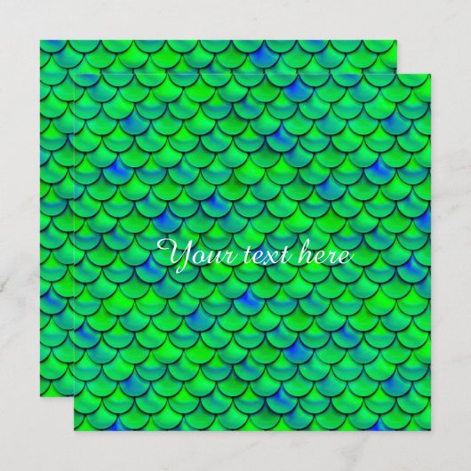 Falln Green Blue Scales (Front/Back)