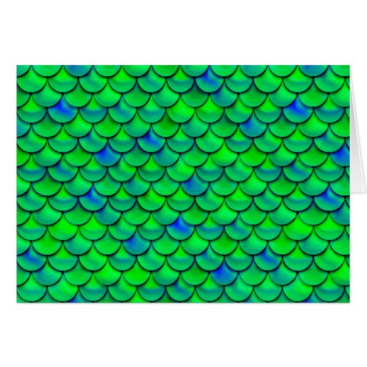 Falln Green Blue Scales Cards (Front Horizontal)