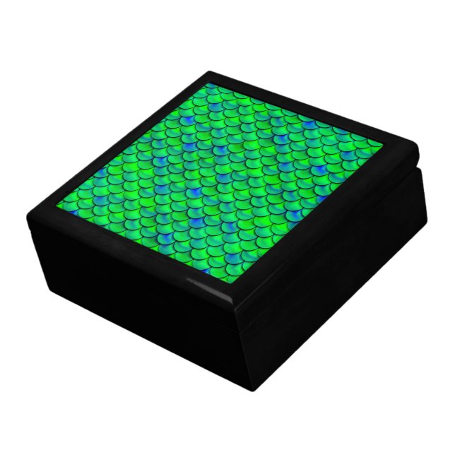 Falln Green Blue Scales Gift Box (Side)
