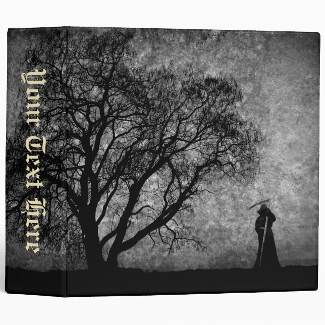 Falln Grim Reaper Original Art Boundaries Between Binder (Front/Spine)