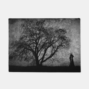 Falln Grim Reaper Original Art Boundaries Between Doormat