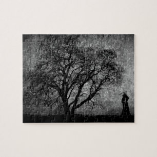 Falln Grim Reaper Original Art Boundaries Between Jigsaw Puzzle