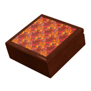 Falln Groovy Flowers Jewelry Box