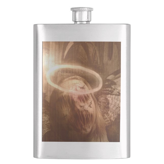 Falln Guardian Angel Flask (Front)